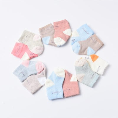 100% Cotton High Quality Socks for Infants & Toddlers - Pack of 4, Color May Vary