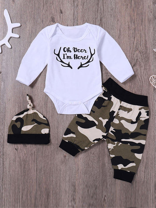 Romper Pants Baby Set