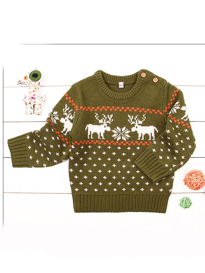 Baby Boy Christmas Knit Sweater