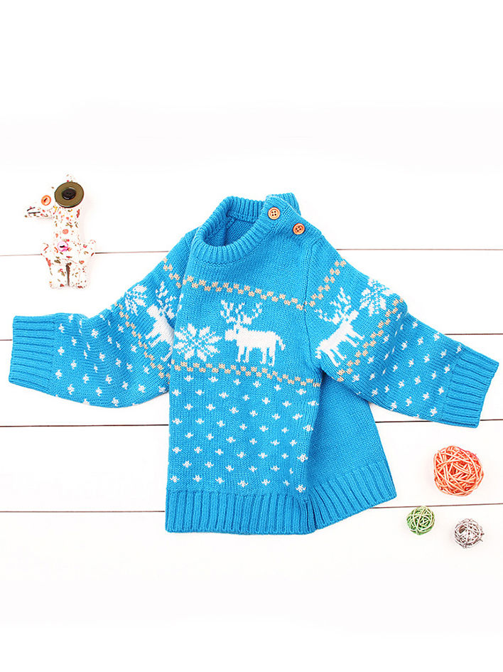 Baby Boy Christmas Knit Sweater
