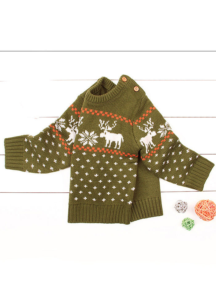 Baby Boy Christmas Knit Sweater