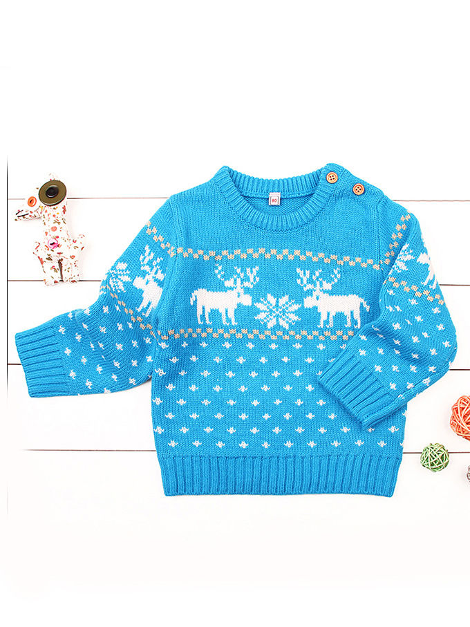 Baby Boy Christmas Knit Sweater