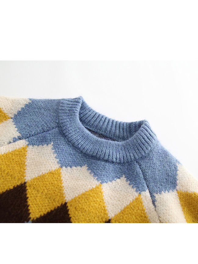 Boys Knitted Sweatshirt Pullover