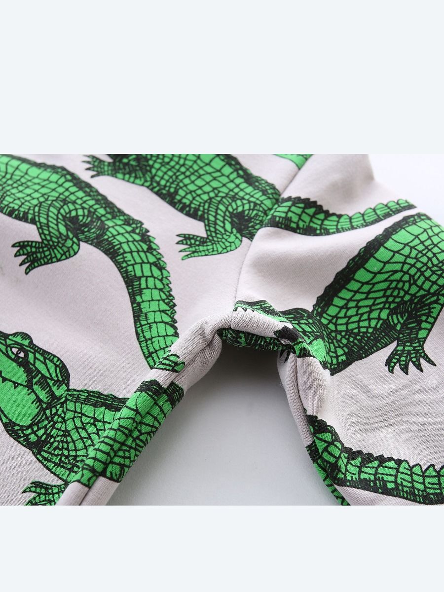 Unisex Crocodile Print Sweatshirt