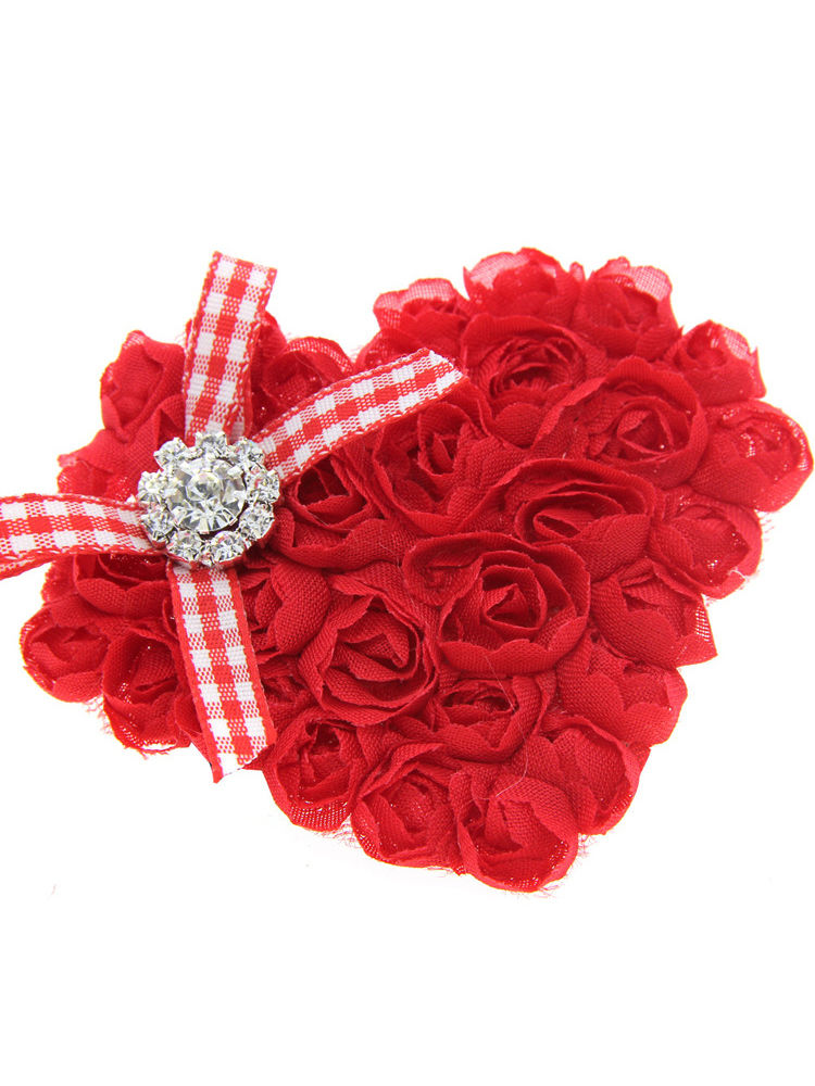Red Love Flower Headband