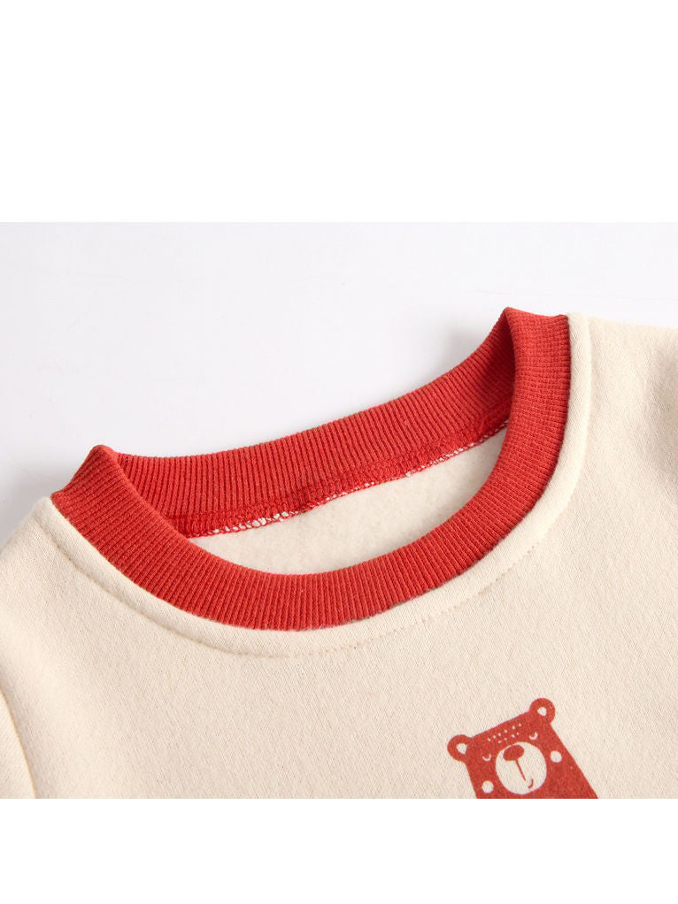 Infant Toddler Kids Fleece-lined Pullover