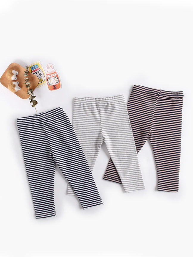 Baby Toddler Striped Cotton Pants