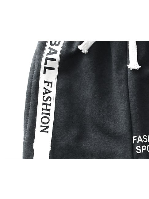 Little Boys Sports Pants with Drawstring