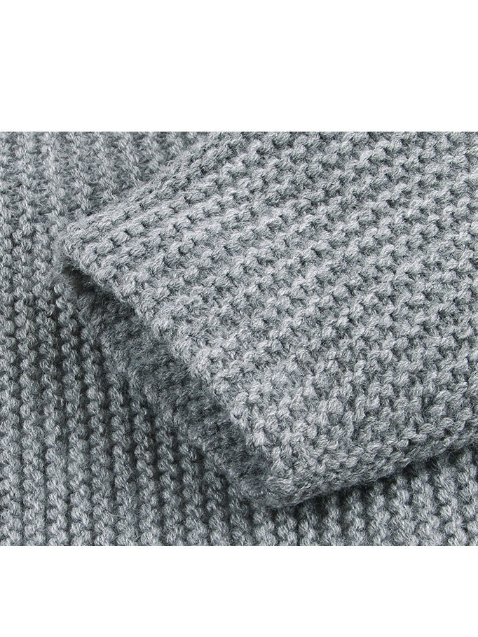 Cute Baby Solid Color Knitted Sweater