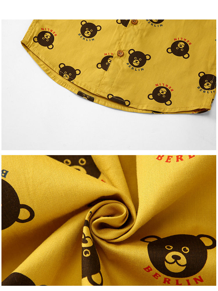 Boys Button-up Shirt Long-sleeved