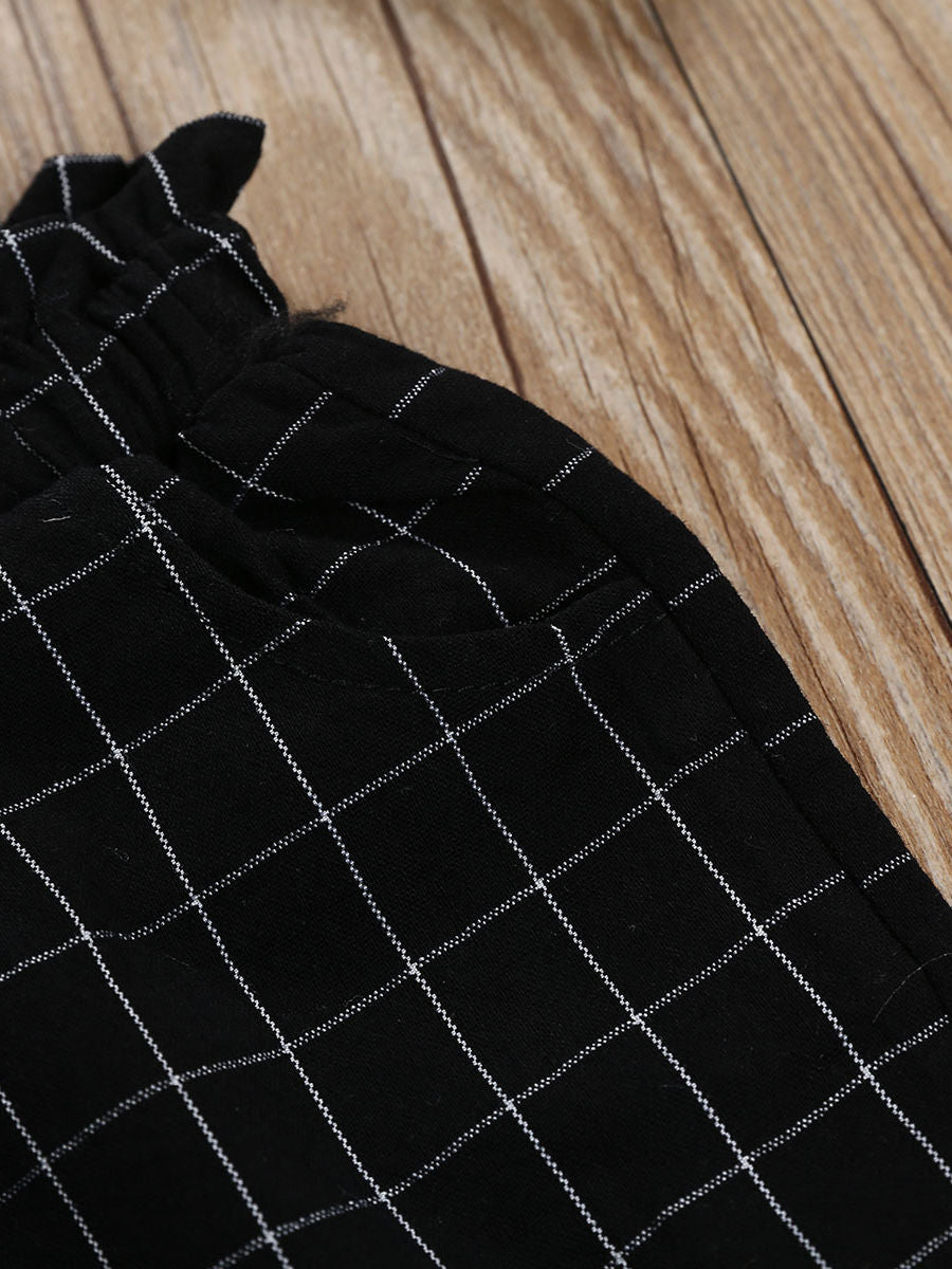 Girls Flutter Sleeve Top with Pant Set