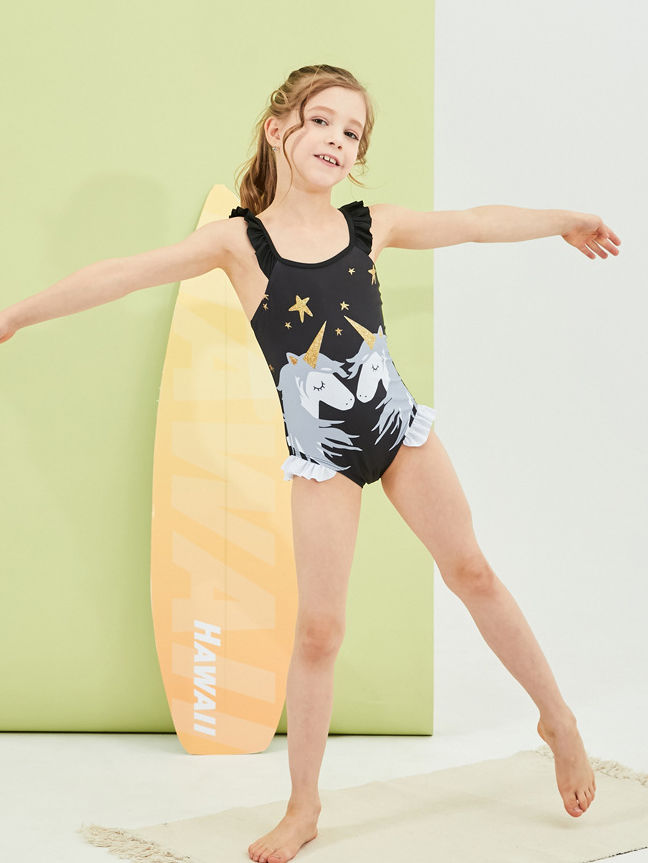 Big Kids Unicorn Bathing Suit
