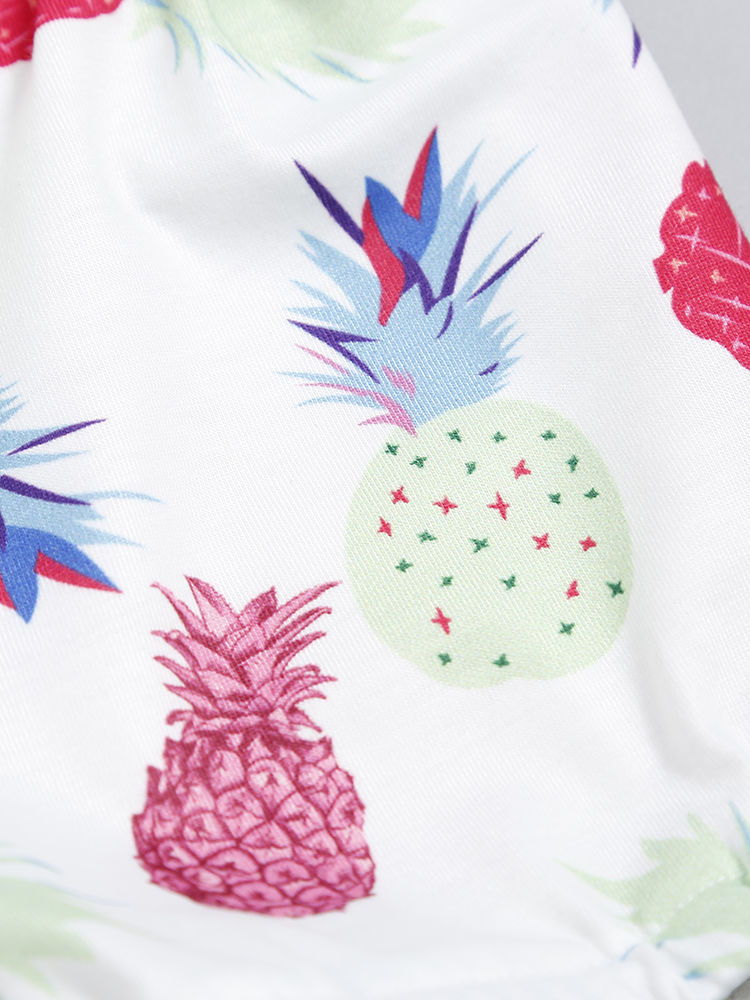 Baby Girl Pineapple Pattern