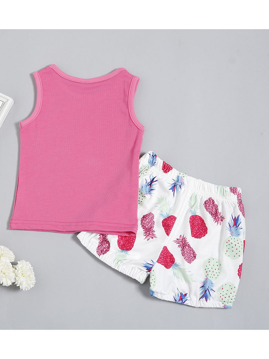 Baby Girl Pineapple Pattern