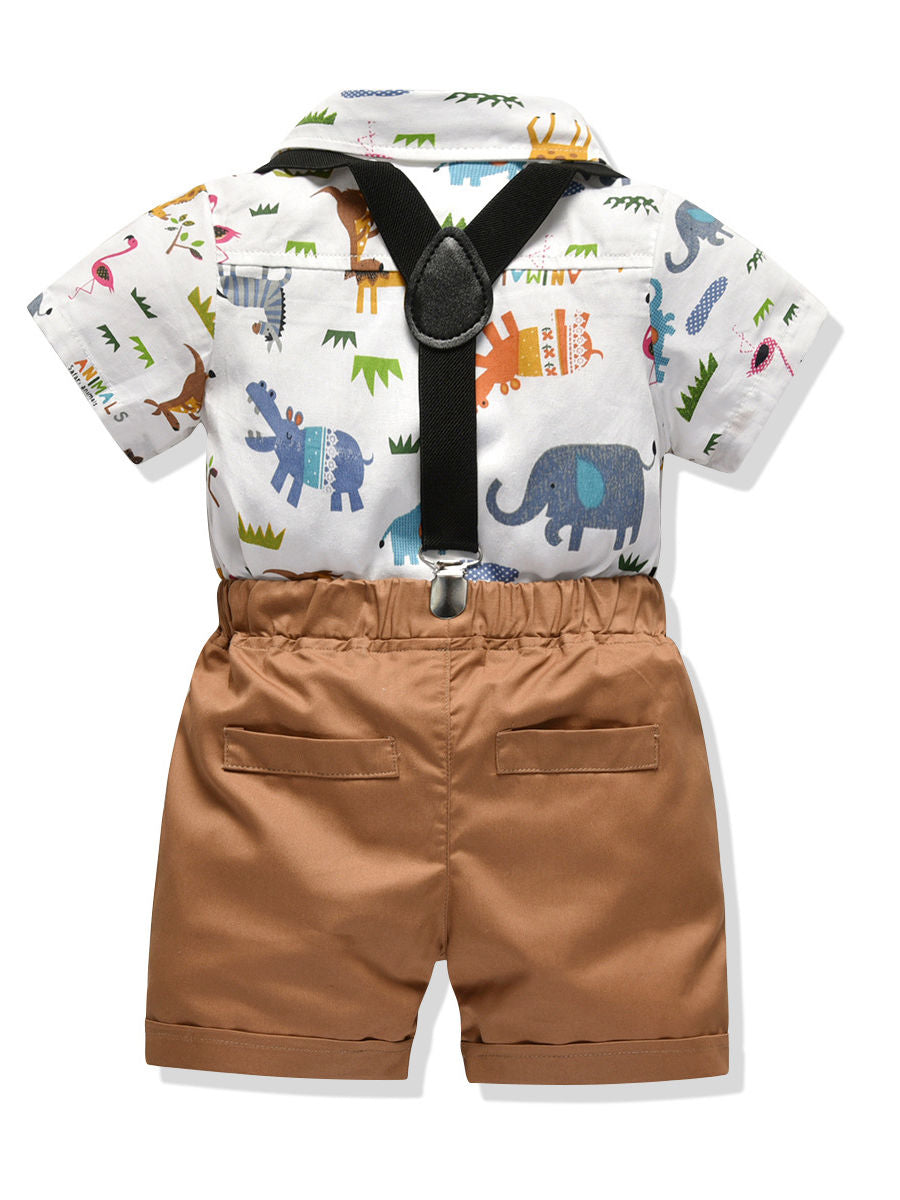 Baby Boys Animal Print Set
