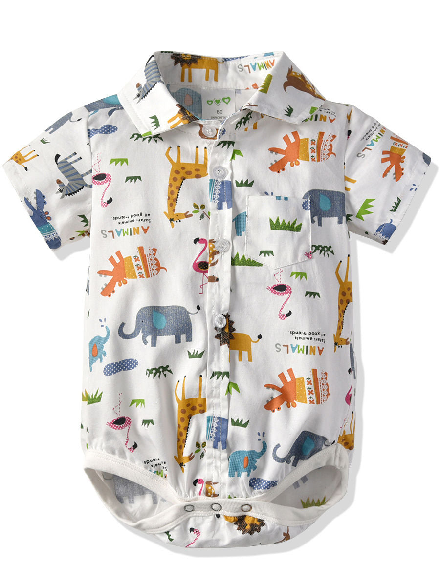 Baby Boys Animal Print Set
