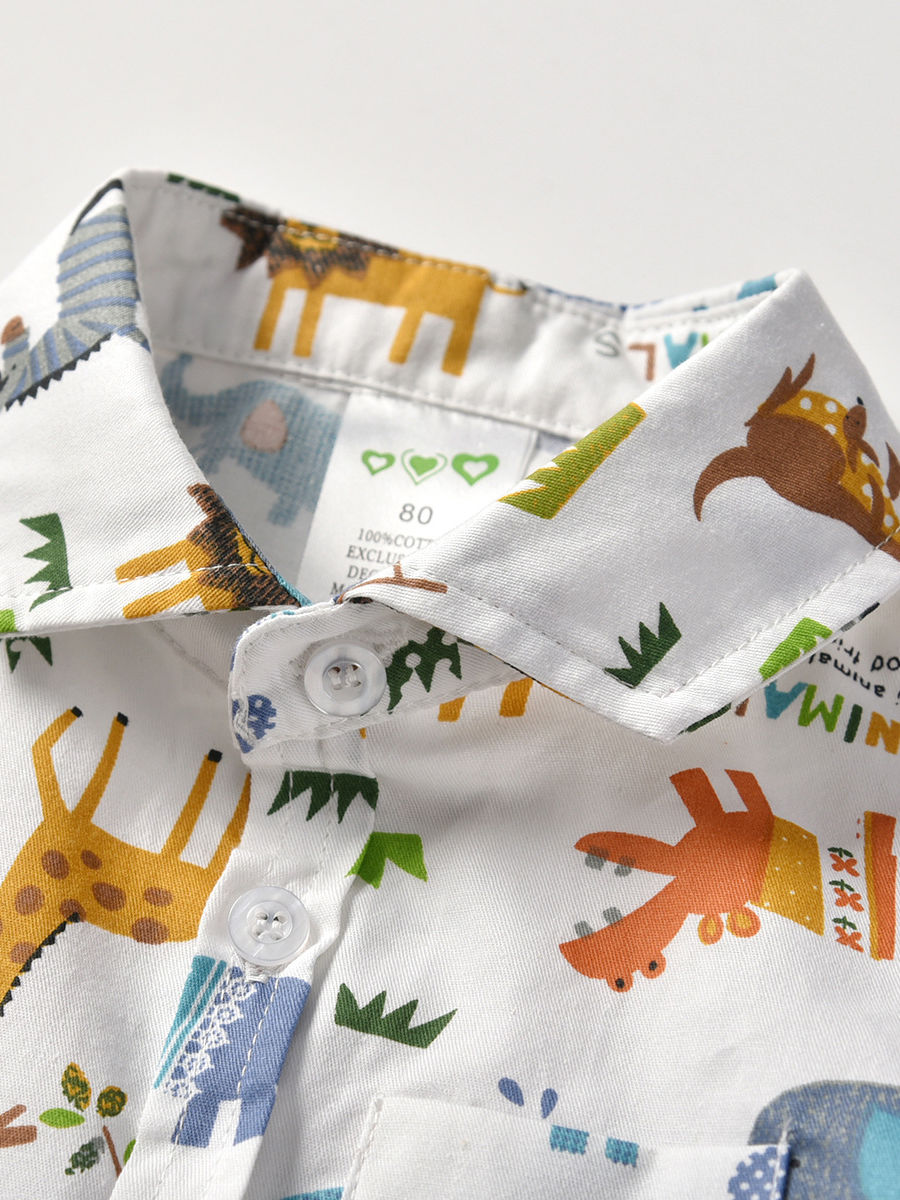 Baby Boys Animal Print Set