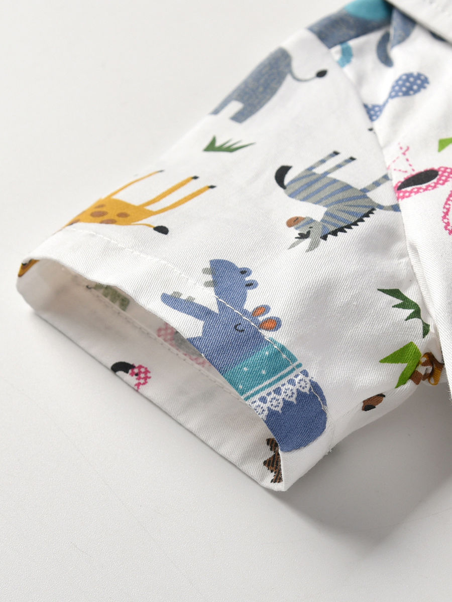 Baby Boys Animal Print Set