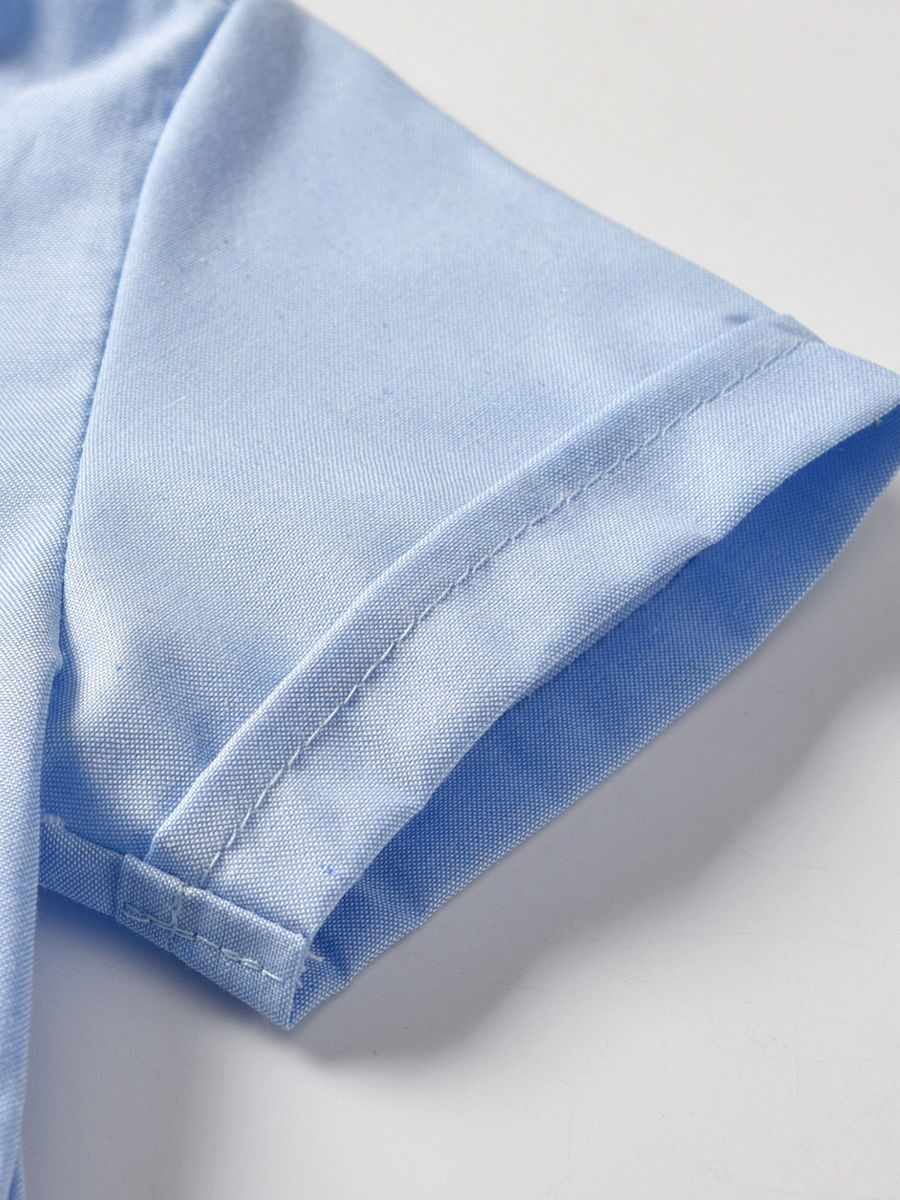 Boys Matching Bow Shirt Tie With Shorts