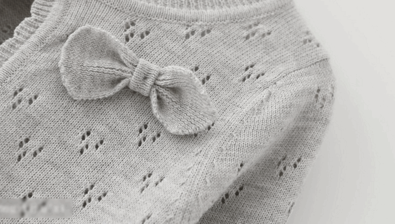 1 Piece All Season Little Girls Soft Cardigan