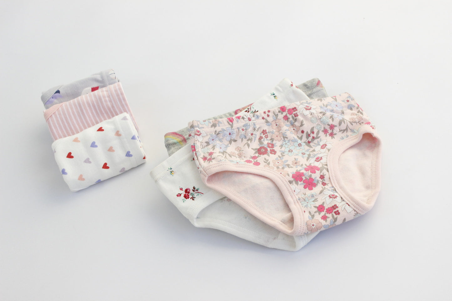 Little Girls Soft Cotton 3- Pack Underwear