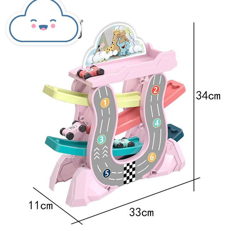 Gliding Car Track DIY Entertainment Fun Toy 3+ Ages