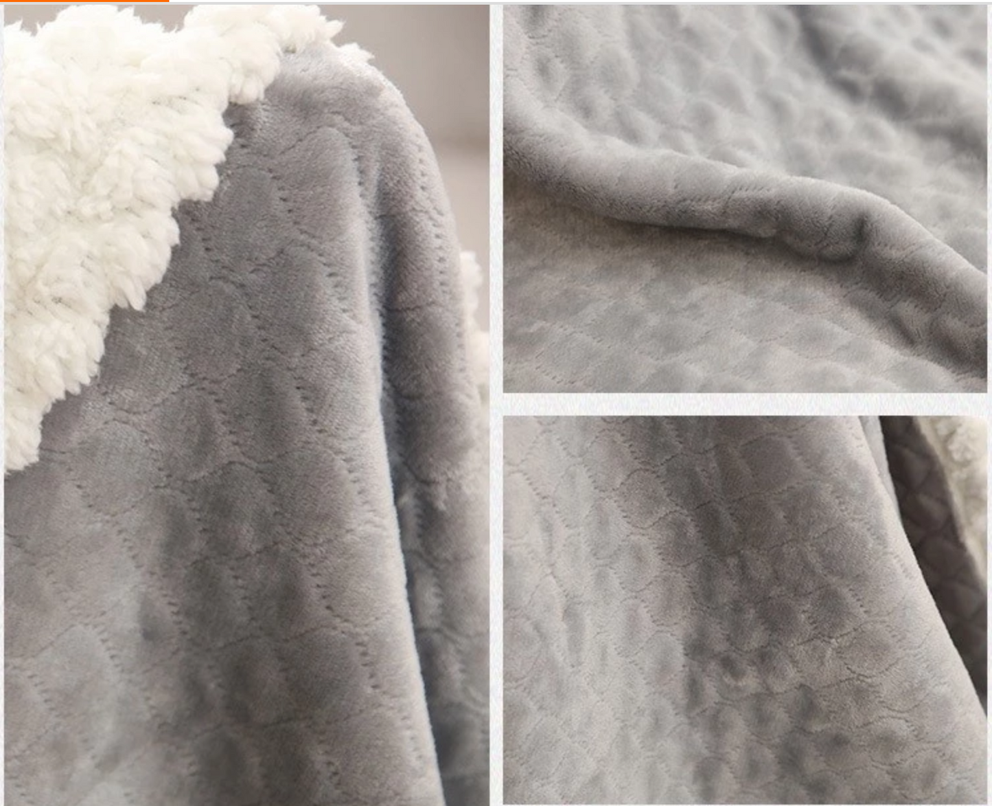 Soft Solid Coral Fleece Throw/Blanket for Toddlers