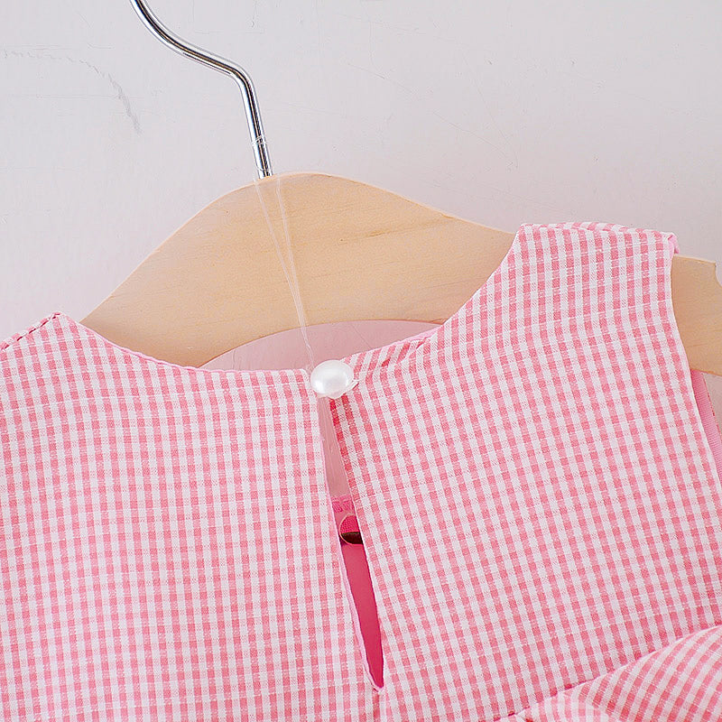 Girls Limited Edition Soft Cotton Top with Lace Dress