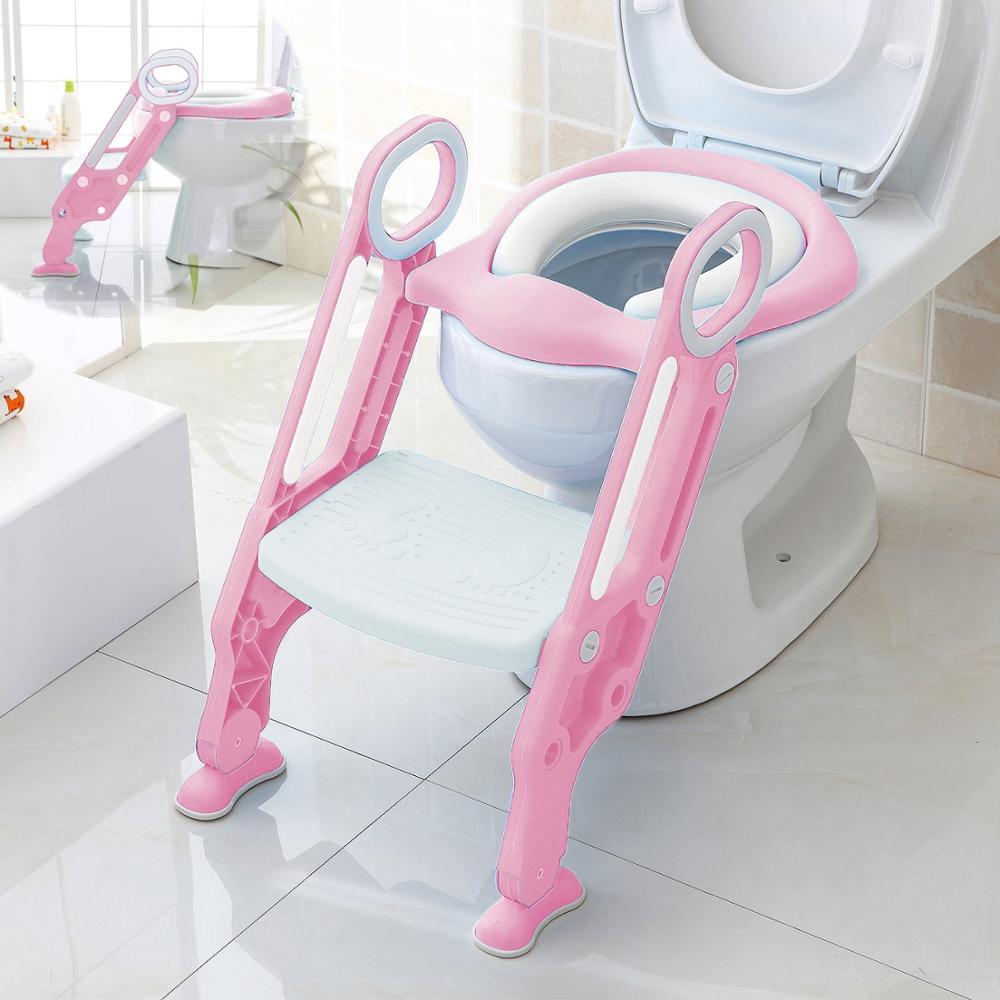 Potty Training Seat with Step Stool Folding Ladder