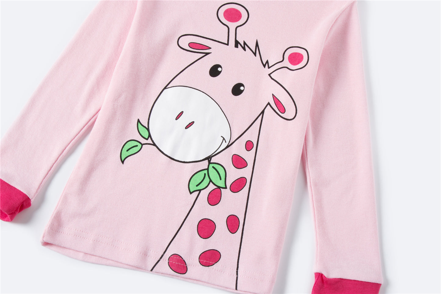 100% Cottons Kids Pajama Set 2 Pack - Red & Blue