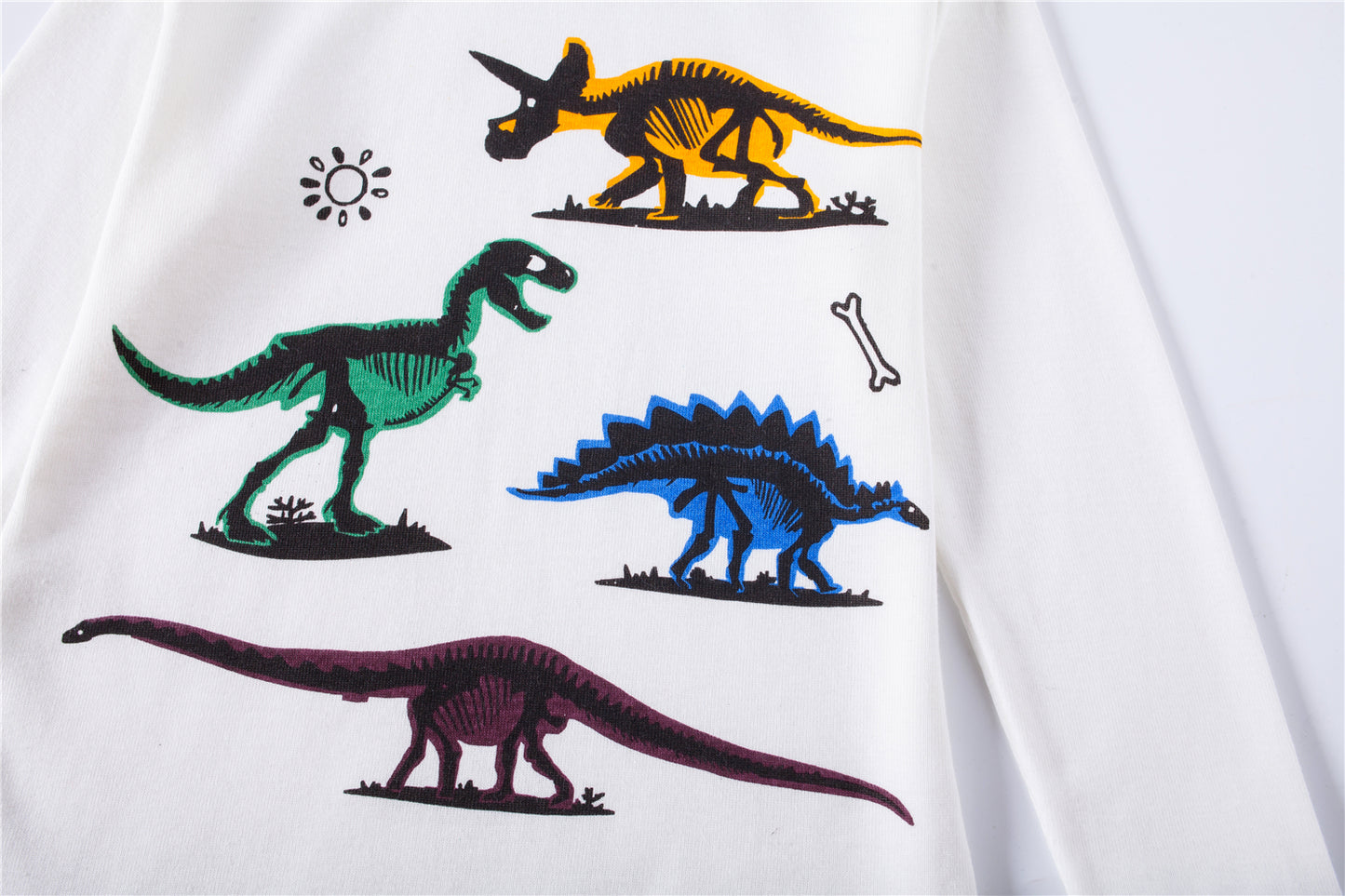 100% Cottons Kids Dinosaur Pajama Set