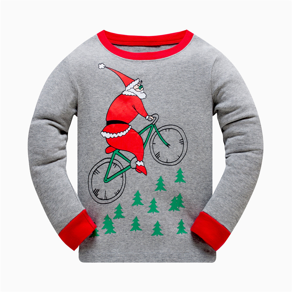 100% Cotton Kids Pajama Christmas Set