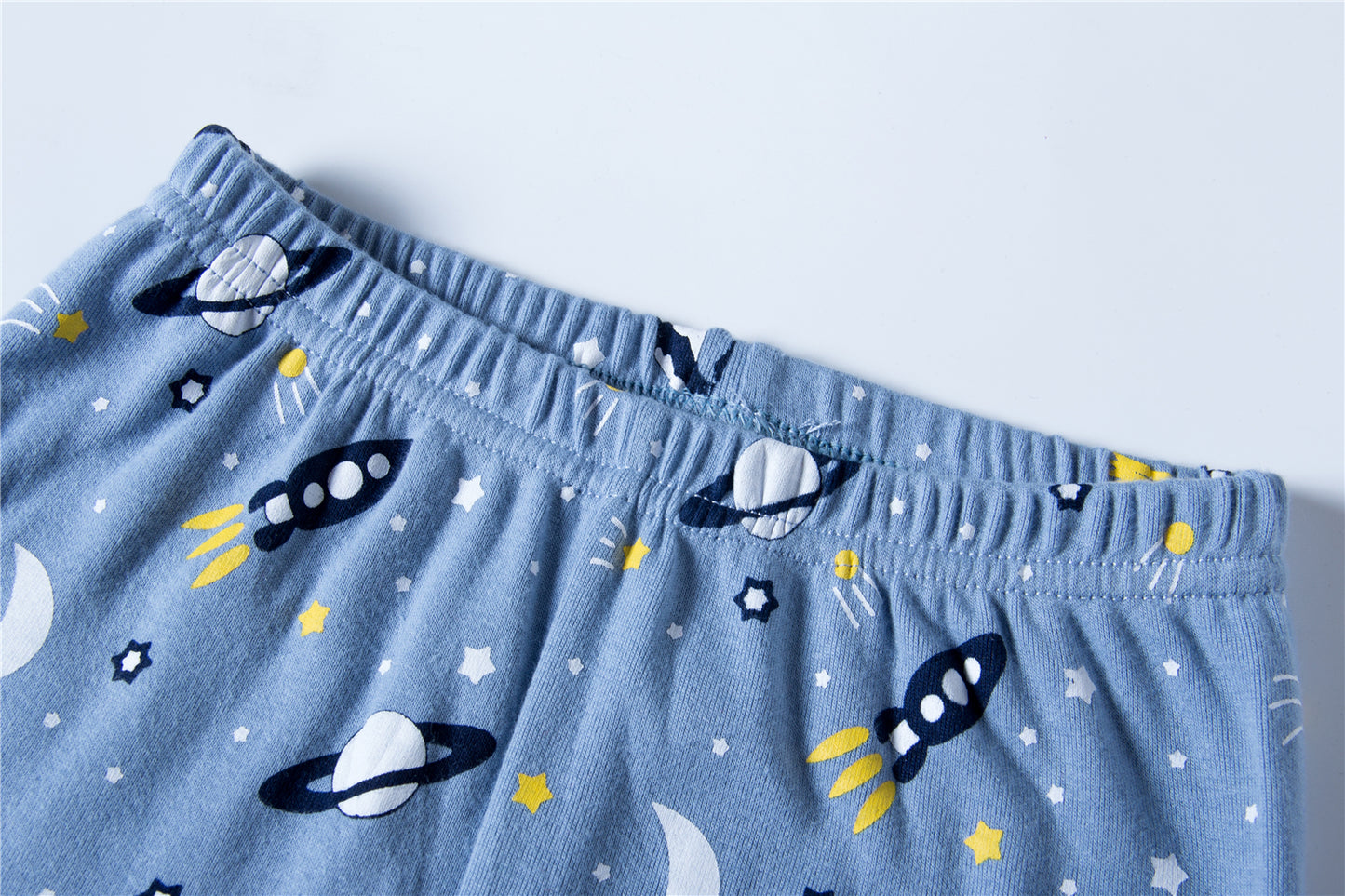 100% Cottons Kids Pajama Set 2 Pack - Red & Blue