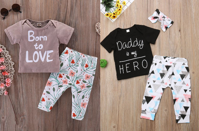 Infant Girl Homewear Set