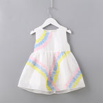 Baby Toddler Girl Limited Edition Sleeveless Rainbow Dress