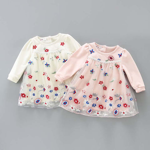 Baby Toddler Girl Limited Edition Flower Lace Party Dress