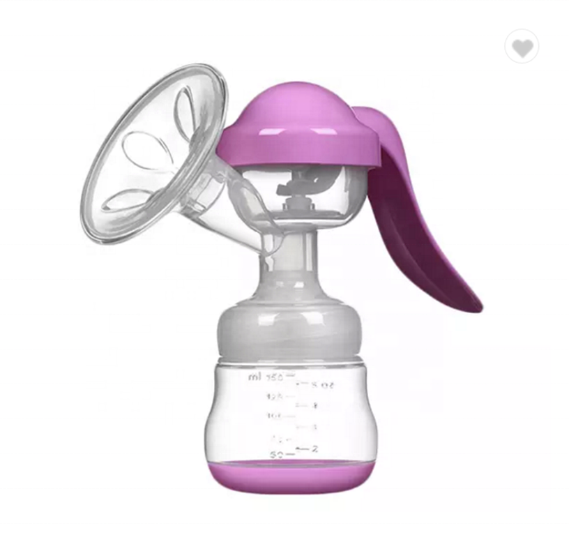 Manual Breast Pump for Mothers With Feeding Bottle
