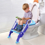 Potty Training Seat for Toddlers with Step Stool Folding Ladder	