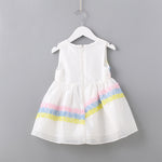 Baby Toddler Girl Limited Edition Sleeveless Rainbow Dress