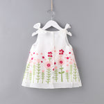 Limited Edition Floral Embroidery Beautiful sleeveless Dress