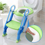 Potty Training Seat for Toddlers with Step Stool Folding Ladder	