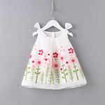 Limited Edition Floral Embroidery Beautiful sleeveless Dress