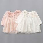 Limited Edition Flower and Lace Girls Chiffon Dress