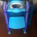 Potty Training Seat for Toddlers with Step Stool Folding Ladder	