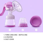 Manual Breast Pump for Mothers With Feeding Bottle