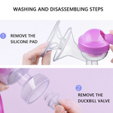 Manual Breast Pump for Mothers With Feeding Bottle