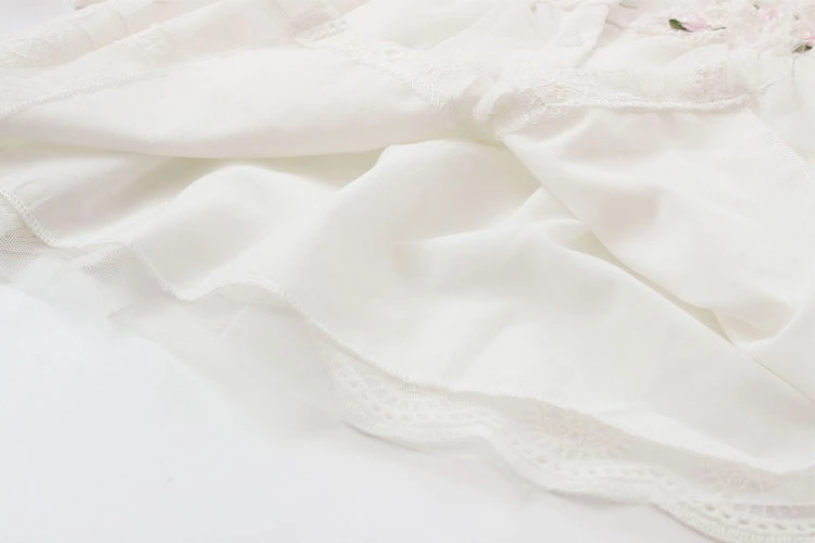 Limited Edition Flower and Lace Girls Chiffon Dress