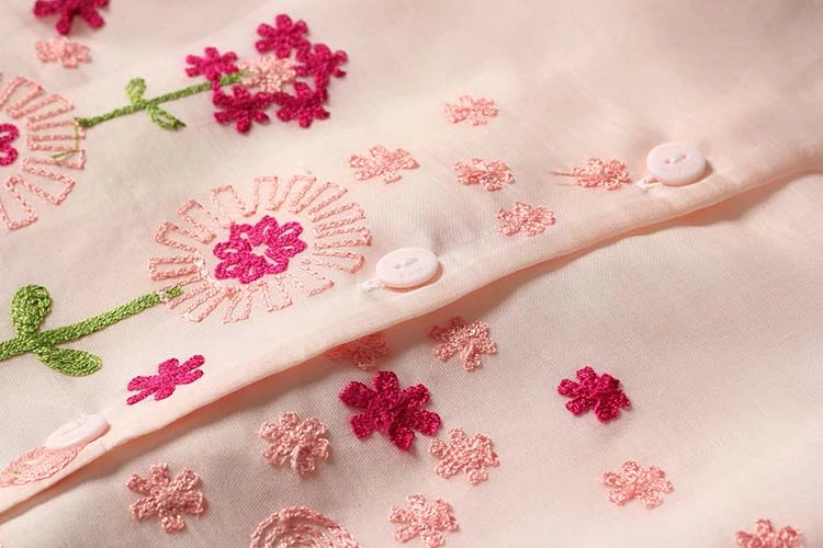 Babies Floral Embroidery Beautiful sleeveless Dress