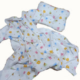 Organic Cotton Pillow and Blanket Set