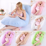 U-Shaped Organic Cotton Pregnancy Pillow killing All Pains